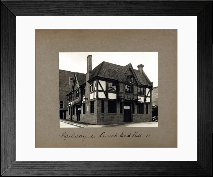 Framed Print : Photograph of Railway Tavern, Crouch End, London