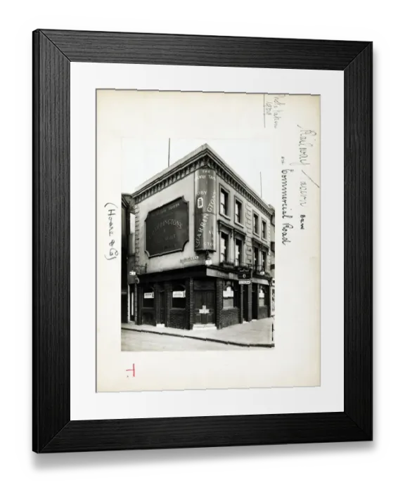 Framed Print : Photograph of Railway Tavern, Limehouse, London Framed Print : Photograph of Railway Tavern, Limehouse, London