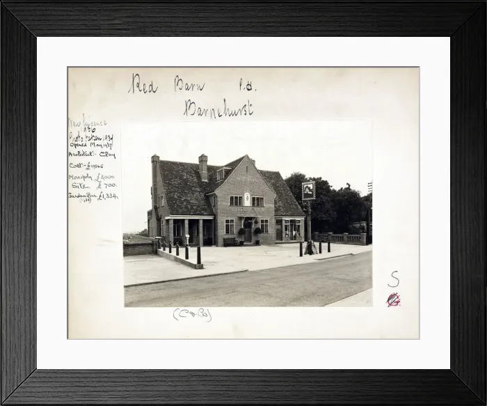 Framed Print : Photograph of Red Barn PH, Barnehurst, Greater London Framed Print : Photograph of Red Barn PH, Barnehurst, Greater London