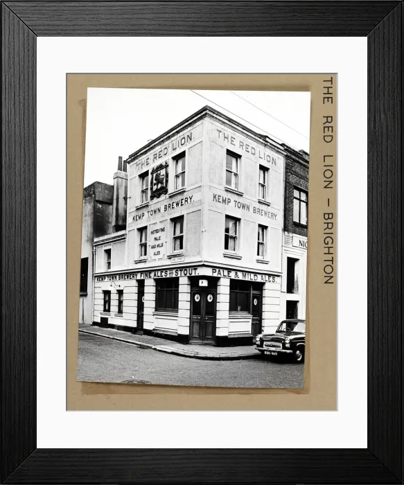 Framed Print : Photograph of Red Lion PH, Brighton, Sussex Framed Print : Photograph of Red Lion PH, Brighton, Sussex