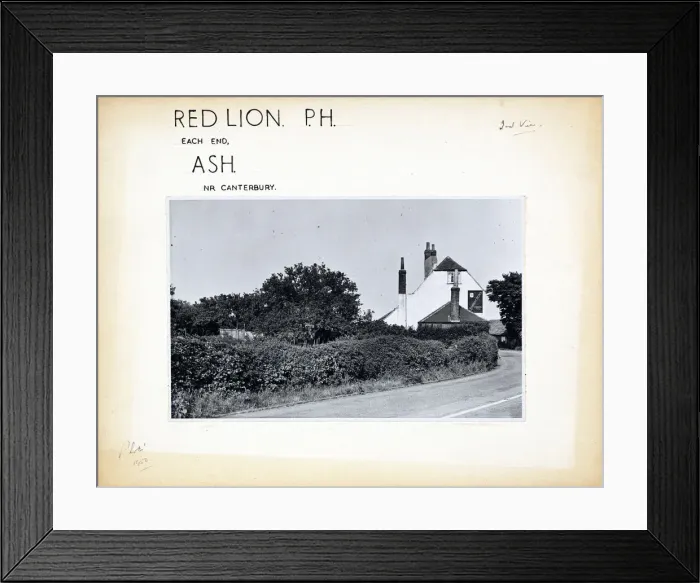 Framed Print : Photograph of Red Lion PH, Ash, Kent Framed Print : Photograph of Red Lion PH, Ash, Kent