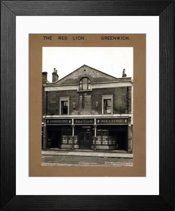 Framed Print : Photograph of Red Lion PH, Greenwich, London Framed Print : Photograph of Red Lion PH, Greenwich, London