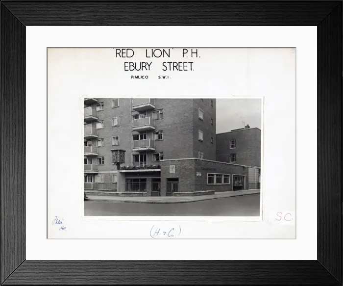 Framed Print : Photograph of Red Lion PH, Pimlico (New), London Framed Print : Photograph of Red Lion PH, Pimlico (New), London