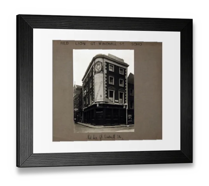Framed Print : Photograph of Red Lion PH, Shaftesbury Avenue, London Framed Print : Photograph of Red Lion PH, Shaftesbury Avenue, London