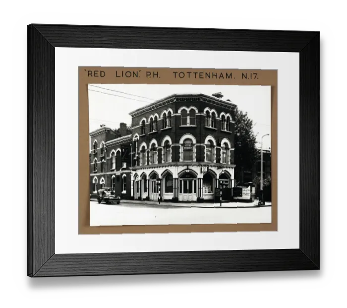 Framed Print : Photograph of Red Lion PH, Tottenham, London Framed Print : Photograph of Red Lion PH, Tottenham, London