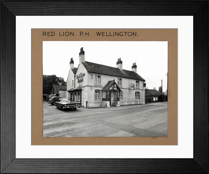 Framed Print : Photograph of Red Lion PH, Wellington, Shropshire Framed Print : Photograph of Red Lion PH, Wellington, Shropshire