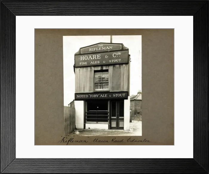 Framed Print : Photograph of Rifleman PH, Edmonton, London Framed Print : Photograph of Rifleman PH, Edmonton, London