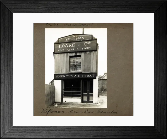 Framed Print : Photograph of Rifleman PH, Edmonton, London Framed Print : Photograph of Rifleman PH, Edmonton, London
