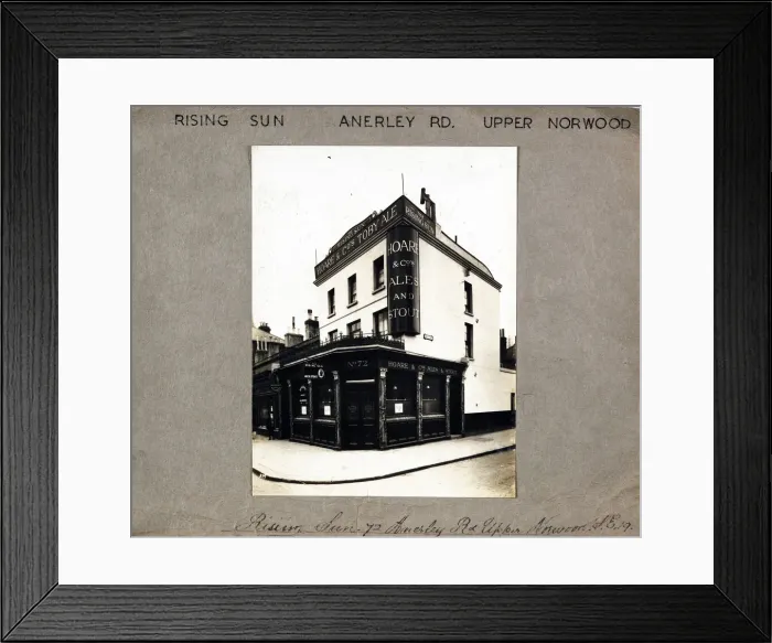Framed Print : Rising Sun PH, Anerley Road Upper Norwood, Greater London Framed Print : Rising Sun PH, Anerley Road Upper Norwood, Greater London