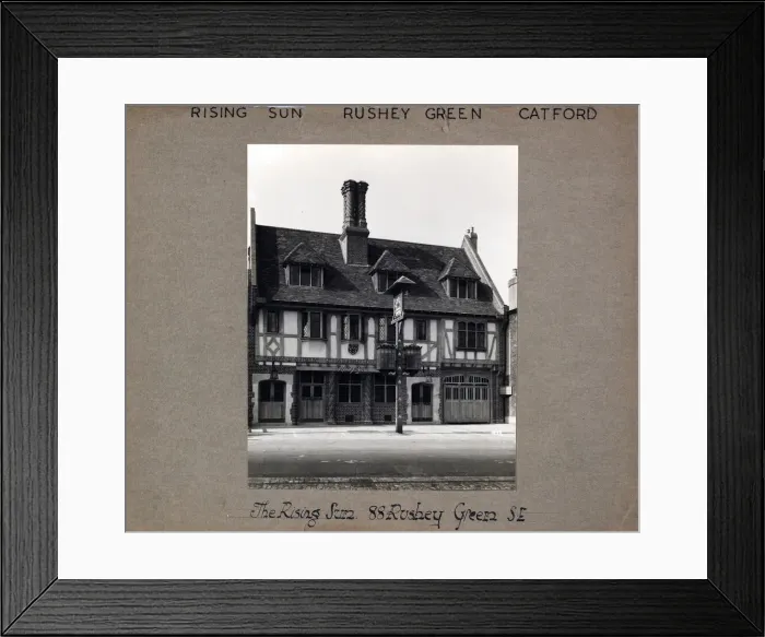 Framed Print : Photograph of Rising Sun PH, Catford, London Framed Print : Photograph of Rising Sun PH, Catford, London