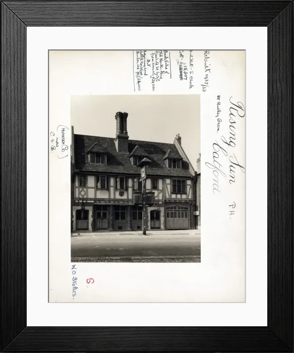 Framed Print : Photograph of Rising Sun PH, Catford, London Framed Print : Photograph of Rising Sun PH, Catford, London