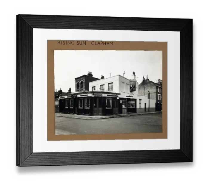 Framed Print : Photograph of Rising Sun PH, Clapham, London Framed Print : Photograph of Rising Sun PH, Clapham, London