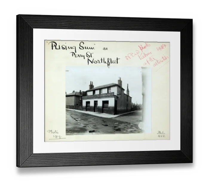 Framed Print : Photograph of Rising Sun PH, Gravesend (Oldest), Kent Framed Print : Photograph of Rising Sun PH, Gravesend (Oldest), Kent