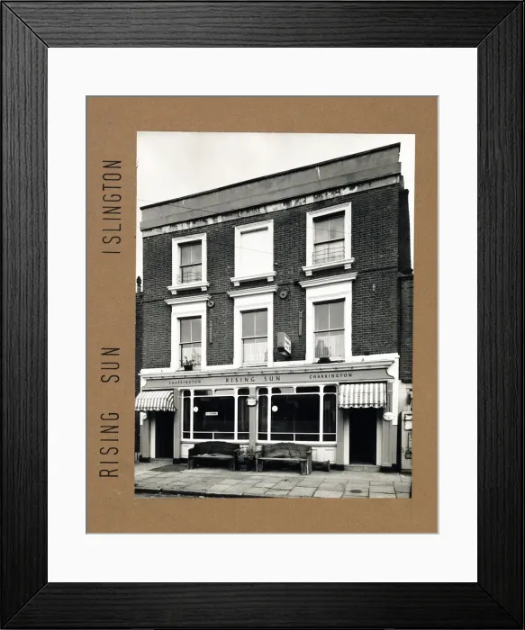 Framed Print : Photograph of Rising Sun PH, Islington, London Framed Print : Photograph of Rising Sun PH, Islington, London