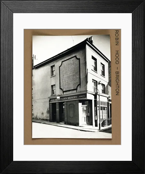 Framed Print : Photograph of Robin Hood PH, Brighton, Sussex Framed Print : Photograph of Robin Hood PH, Brighton, Sussex
