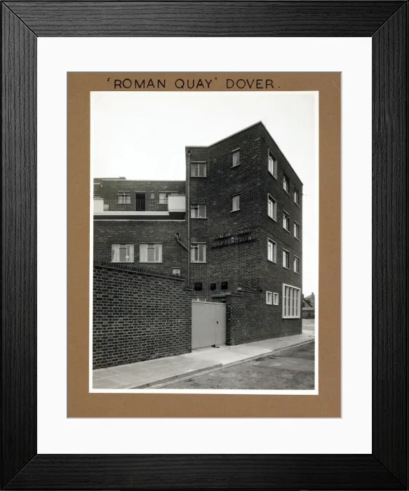 Framed Print : Photograph of Roman Quay PH, Dover, Kent Framed Print : Photograph of Roman Quay PH, Dover, Kent