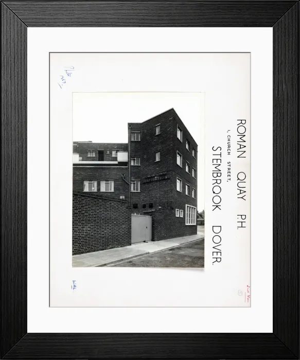 Framed Print : Photograph of Roman Quay PH, Dover, Kent Framed Print : Photograph of Roman Quay PH, Dover, Kent