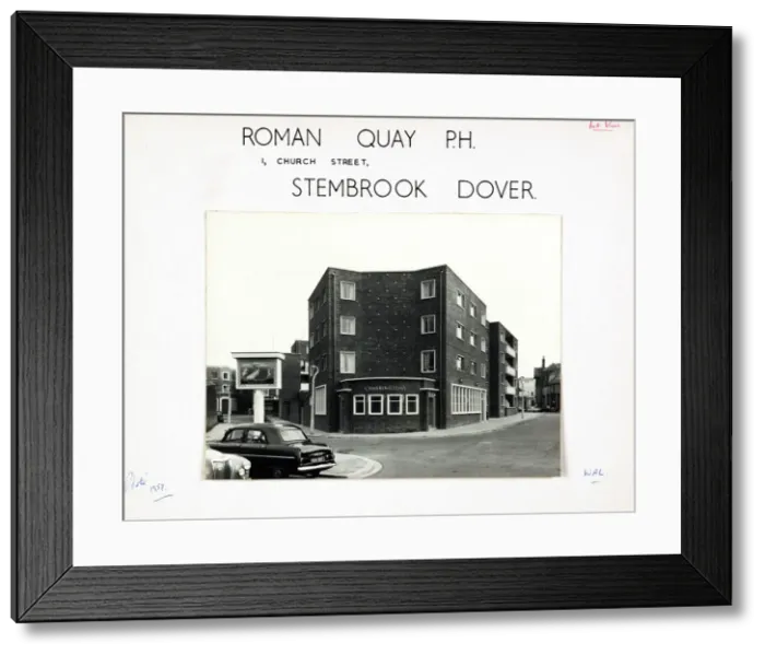 Framed Print : Photograph of Roman Quay PH, Dover, Kent Framed Print : Photograph of Roman Quay PH, Dover, Kent