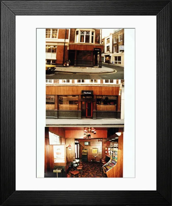 Framed Print : Photograph of Rose PH, Hatton Garden, London