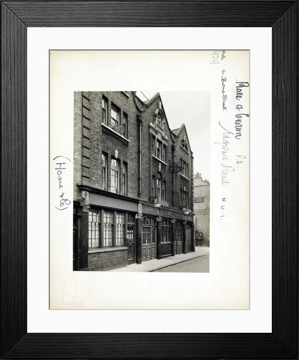 Framed Print : Photograph of Rose & Crown PH, Edgware Road, London Framed Print : Photograph of Rose & Crown PH, Edgware Road, London