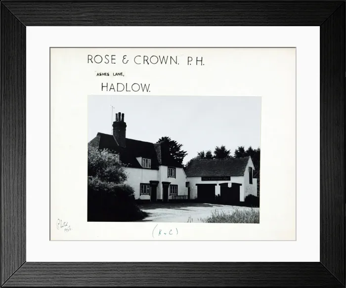 Framed Print : Photograph of Rose & Crown PH, Hadlow, Kent Framed Print : Photograph of Rose & Crown PH, Hadlow, Kent