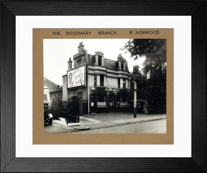 Framed Print : Photograph of Rosemary Branch PH, West Norwood, London Framed Print : Photograph of Rosemary Branch PH, West Norwood, London