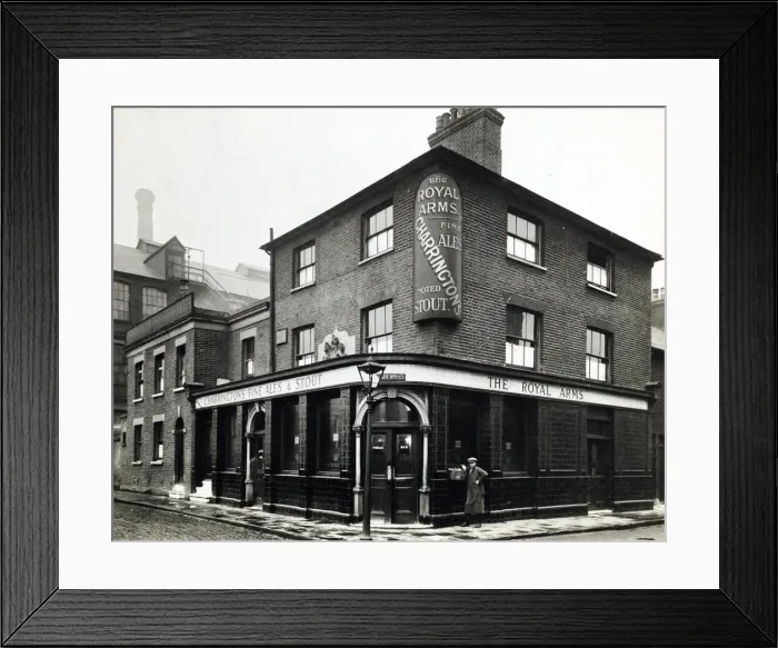 Framed Print : Photograph of Royal Arms, Silvertown, London Framed Print : Photograph of Royal Arms, Silvertown, London