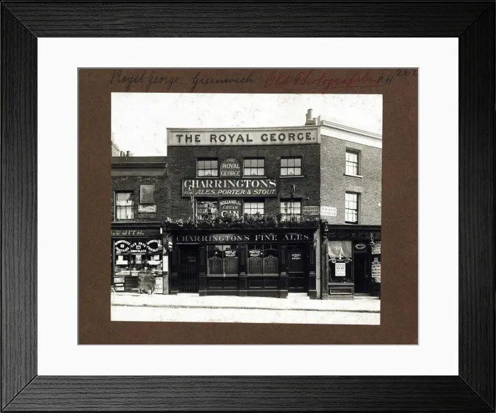 Framed Print : Photograph of Royal George PH, Greenwich, London Framed Print : Photograph of Royal George PH, Greenwich, London