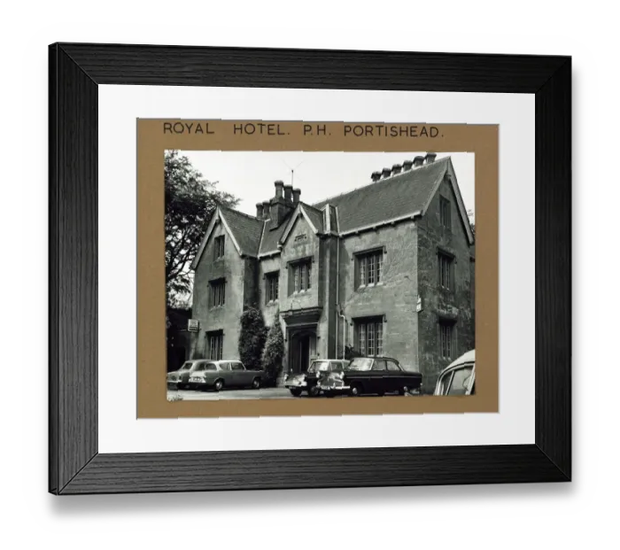 Framed Print : Photograph of Royal Hotel, Portishead, Somerset Framed Print : Photograph of Royal Hotel, Portishead, Somerset
