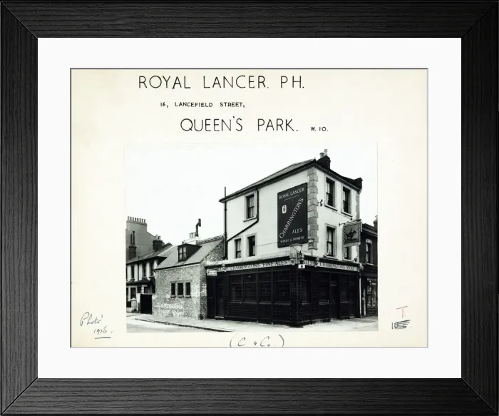 Framed Print : Photograph of Royal Lancer PH, Queens Park, London Framed Print : Photograph of Royal Lancer PH, Queens Park, London