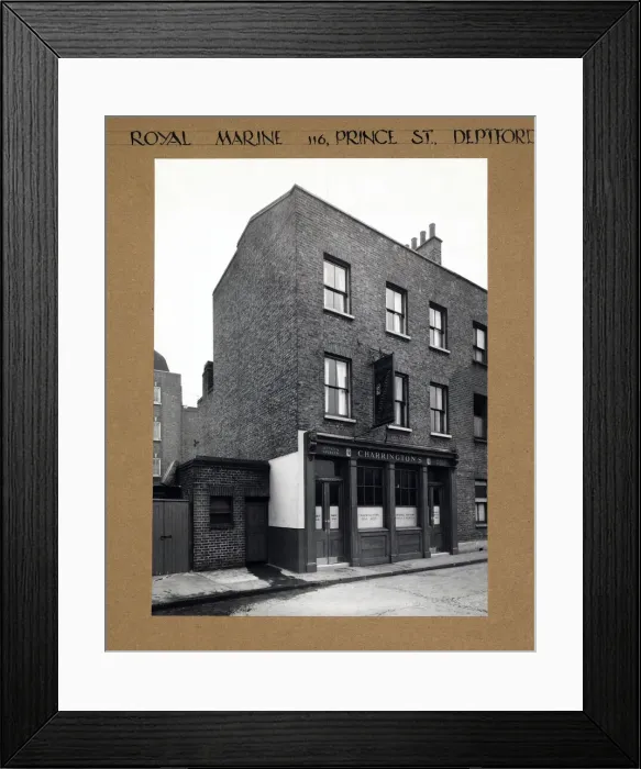 Framed Print : Photograph of Royal Marine PH, Deptford, London Framed Print : Photograph of Royal Marine PH, Deptford, London