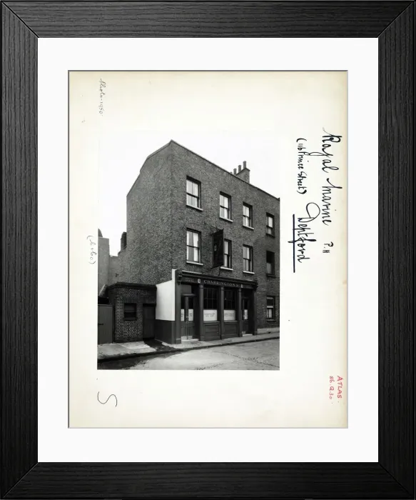 Framed Print : Photograph of Royal Marine PH, Deptford, London Framed Print : Photograph of Royal Marine PH, Deptford, London