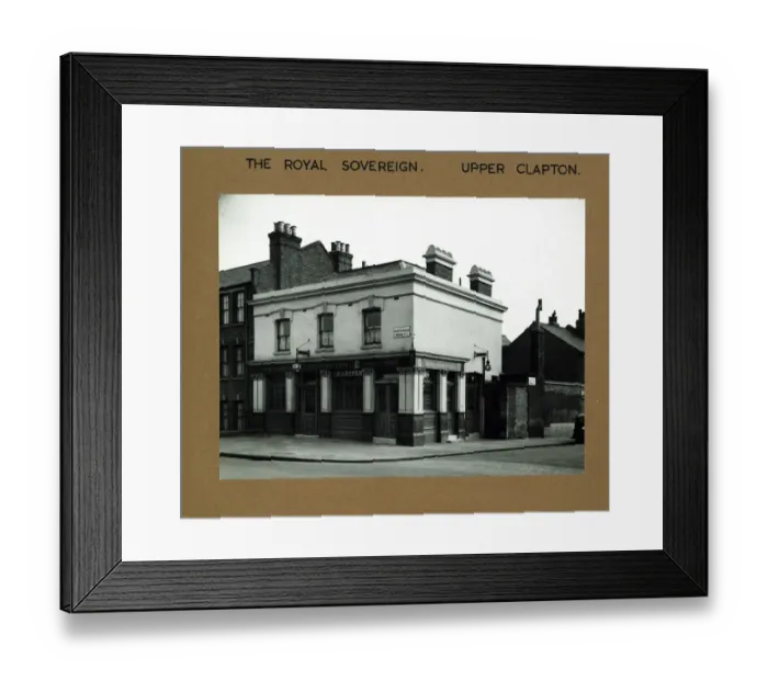 Framed Print : Photograph of Royal Sovereign PH, Clapton, London Framed Print : Photograph of Royal Sovereign PH, Clapton, London