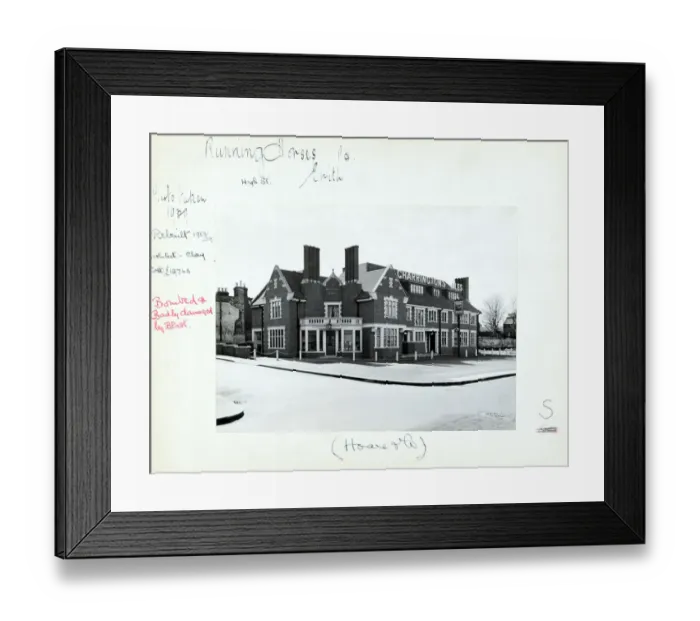 Framed Print : Photograph of Running Horses PH, Erith, Greater London Framed Print : Photograph of Running Horses PH, Erith, Greater London