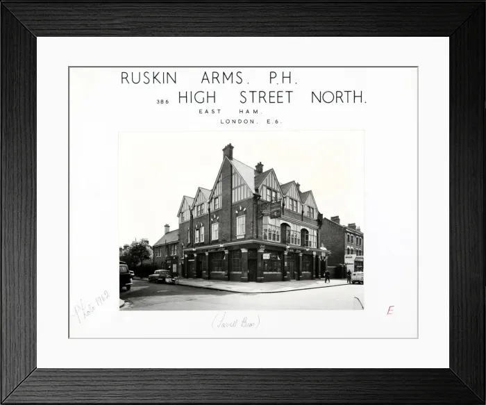Framed Print : Photograph of Ruskin Arms, East Ham, London Framed Print : Photograph of Ruskin Arms, East Ham, London