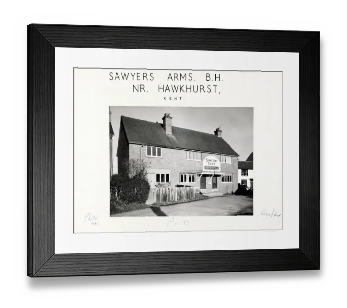 Framed Print : Photograph of Sawyers Arms, Hawkhurst, Kent Framed Print : Photograph of Sawyers Arms, Hawkhurst, Kent