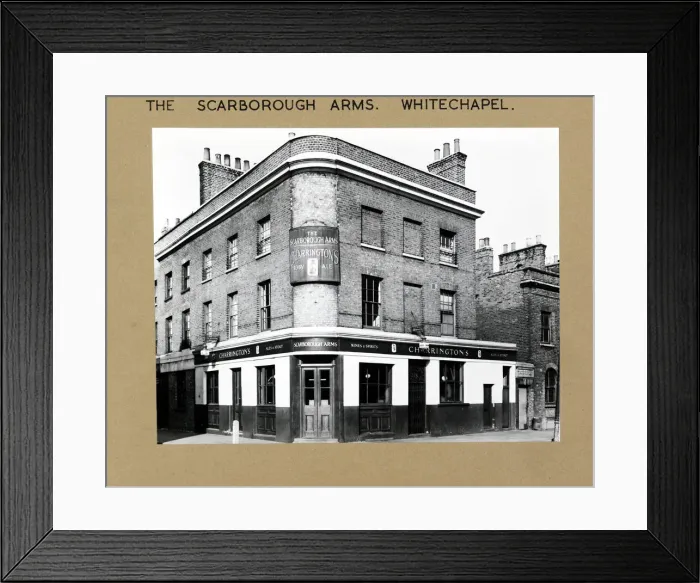 Framed Print : Photograph of Scarborough Arms, Whitechapel, London Framed Print : Photograph of Scarborough Arms, Whitechapel, London