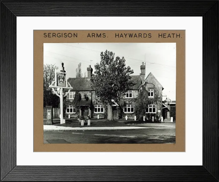 Framed Print : Photograph of Sergison Arms, Haywards Heath, Sussex Framed Print : Photograph of Sergison Arms, Haywards Heath, Sussex