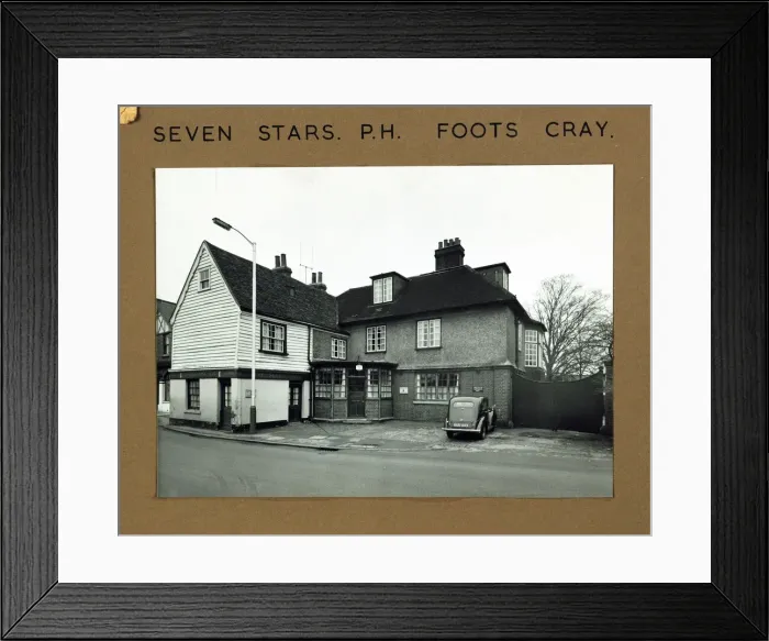 Framed Print : Photograph of Seven Stars PH, Foots Cray, Greater London Framed Print : Photograph of Seven Stars PH, Foots Cray, Greater London