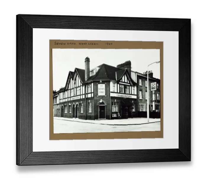 Framed Print : Photograph of Seven Oaks PH, Wood Green, London Framed Print : Photograph of Seven Oaks PH, Wood Green, London