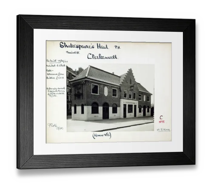Framed Print : Shakespeares Head PH, Clerkenwell (New), London Framed Print : Shakespeares Head PH, Clerkenwell (New), London