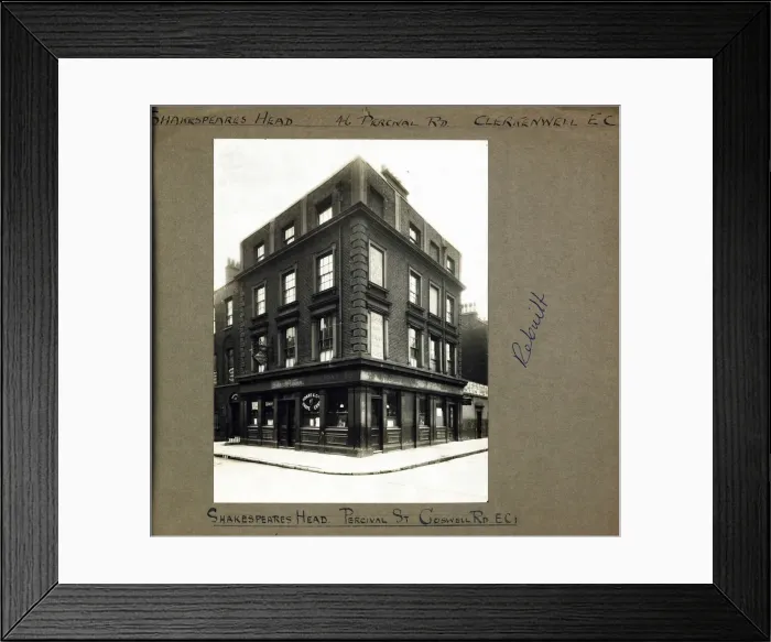 Framed Print : Shakespeares Head PH, Clerkenwell (Old), London Framed Print : Shakespeares Head PH, Clerkenwell (Old), London
