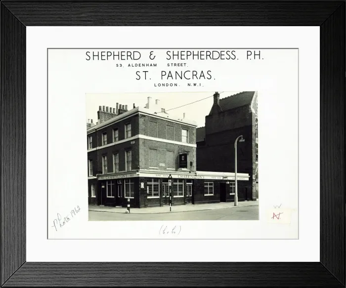 Framed Print : Photograph of Shepherd & Shepherdess PH, St Pancras, London Framed Print : Photograph of Shepherd & Shepherdess PH, St Pancras, London