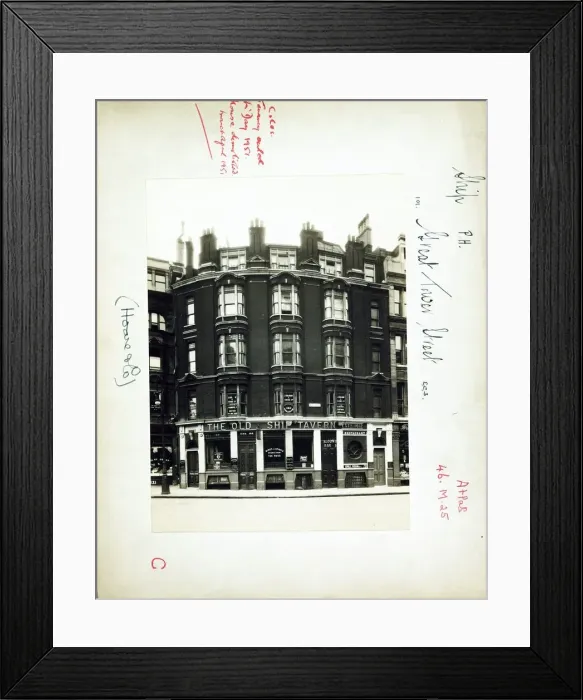 Framed Print : Photograph of Ship PH, Great Tower Street, London Framed Print : Photograph of Ship PH, Great Tower Street, London