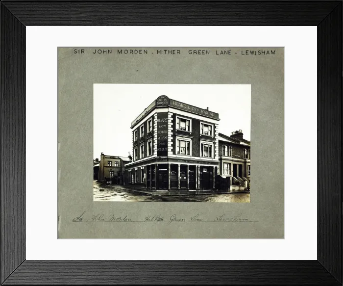 Framed Print : Photograph of Sir John Morden PH, Lewisham, London