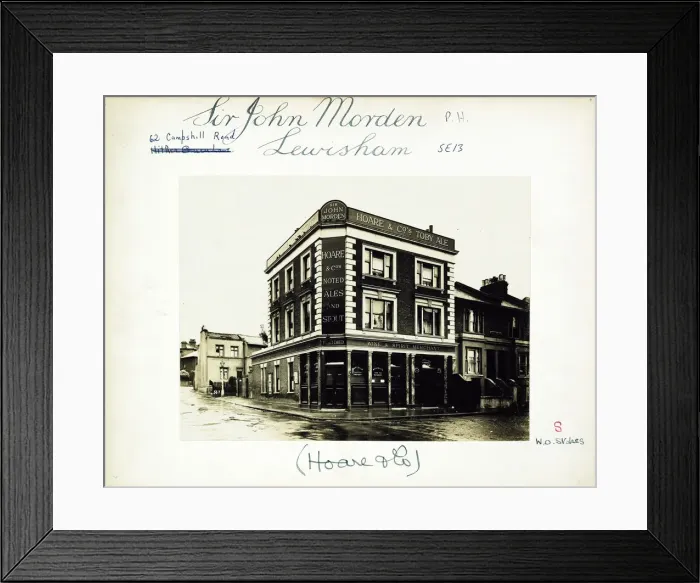 Framed Print : Photograph of Sir John Morden PH, Lewisham, London Framed Print : Photograph of Sir John Morden PH, Lewisham, London