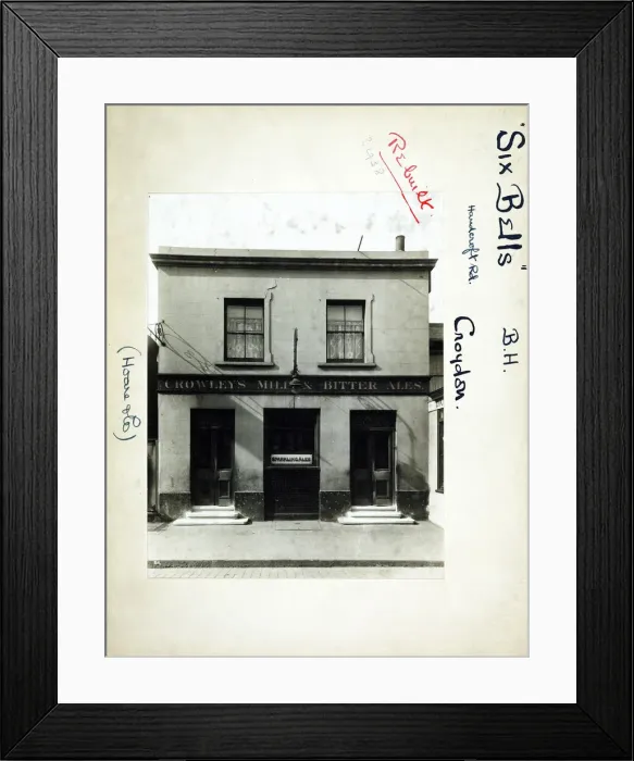 Framed Print : Photograph of Six Bells PH, Croydon, Surrey