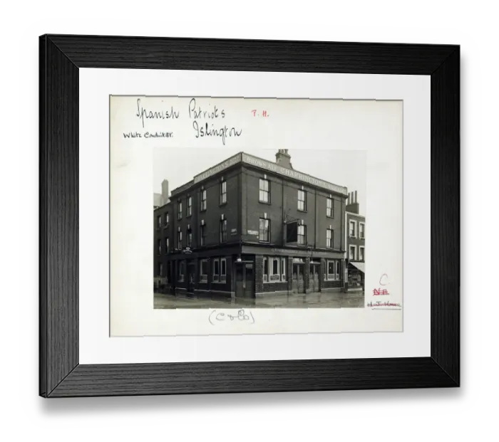 Framed Print : Photograph of Spanish Patriots PH, Islington, London Framed Print : Photograph of Spanish Patriots PH, Islington, London