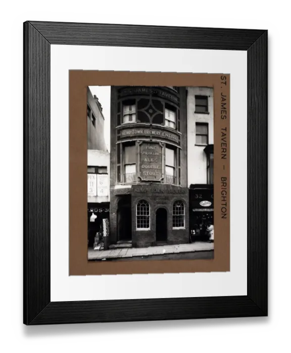 Framed Print : Photograph of St James Tavern, Brighton, Sussex