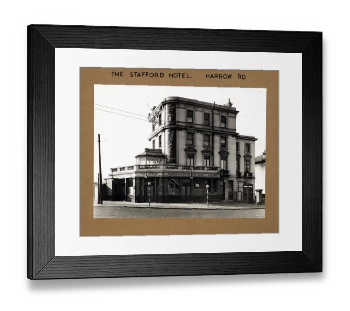 Framed Print : Photograph of Stafford Hotel, Harrow, London Framed Print : Photograph of Stafford Hotel, Harrow, London